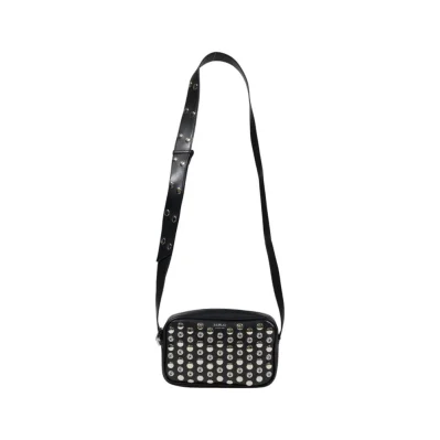 Black Polyester Handbag