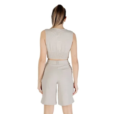 Beige Viscose Top