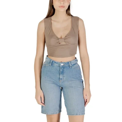 Brown Viscose Top