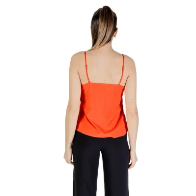 Red Viscose Tank Top