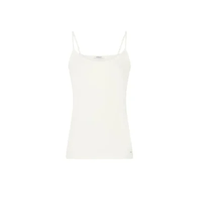 Cream Cotton Tank Top