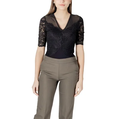 Black Viscose Bodysuit