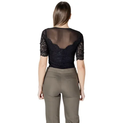Black Viscose Bodysuit