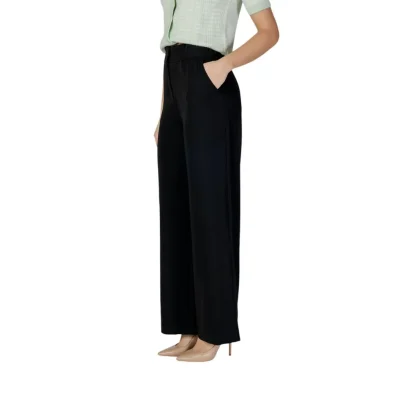 Black Polyester Pant