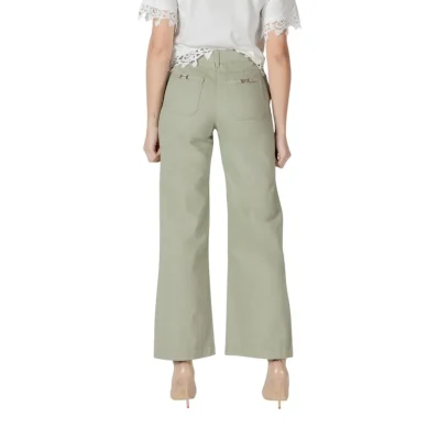 Green Cotton Relaxed Fit Jean