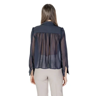 Blue Polyester Shirt