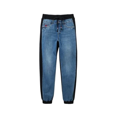 Black Cotton Mom Jean