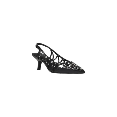 Black Leather High Heel