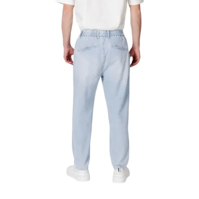 Blue Cotton Slim Fit Jean