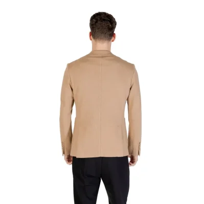 Beige Cotton Blazer