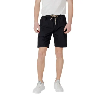 Black Cotton Bermuda