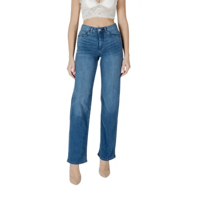 Blue Cotton Relaxed Fit Jean