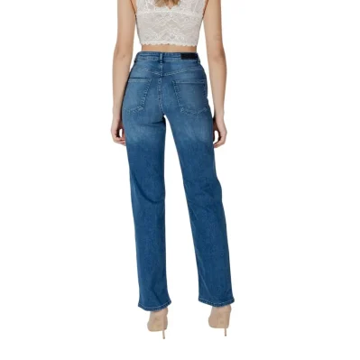 Blue Cotton Relaxed Fit Jean