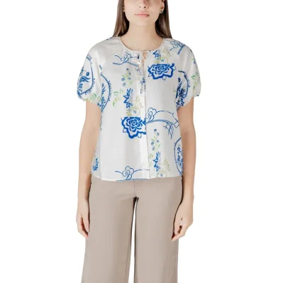 White Viscose Shortsleeve