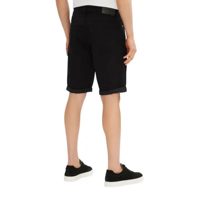 Black Cotton Bermuda