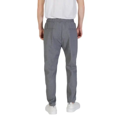 Gray Polyester Pant