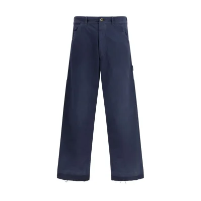Blu Cotton Trousers