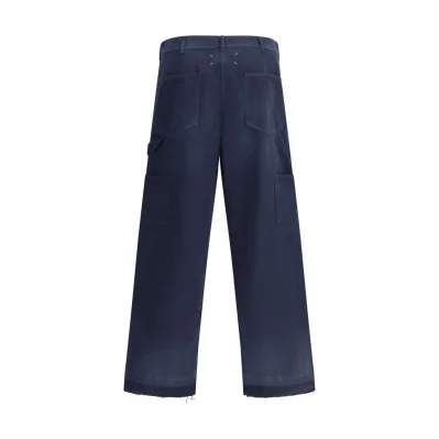 Blu Cotton Trousers