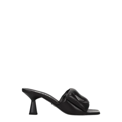 Black Leather Platforms