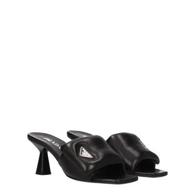 Black Leather Platforms