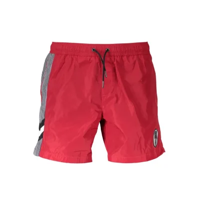 Red Polyester Swimwear