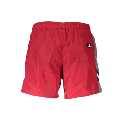 Red Polyester Swimwear
