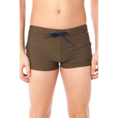 Green Elastane Swimwear