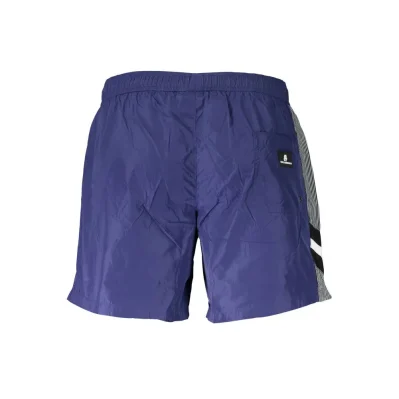 Blue Polyester Swimwear