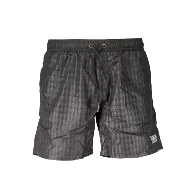 Black Polyester Swimwear