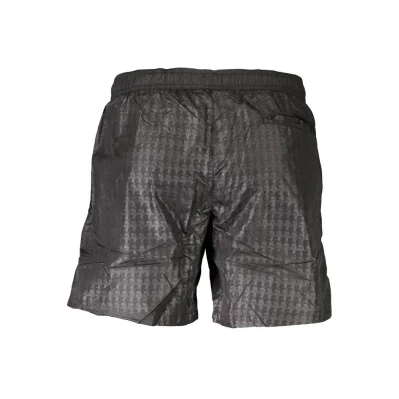 Black Polyester Swimwear