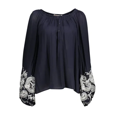 Blue Viscose Shirt