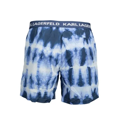 Blue Polyester Swimwear