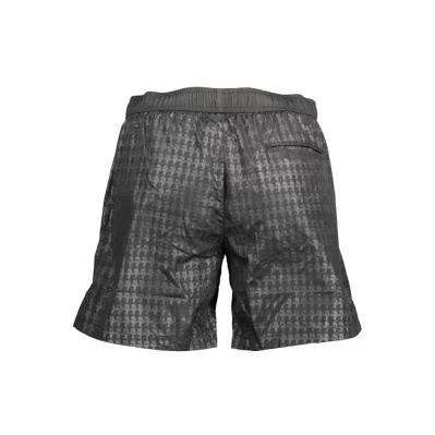 Black Polyester Swimwear