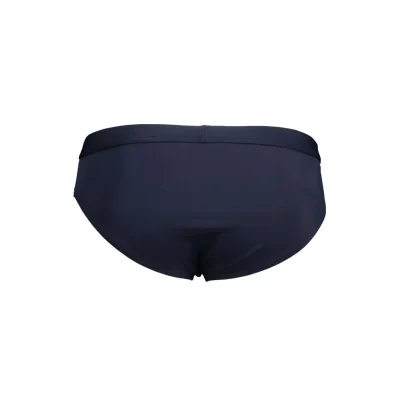 Blue Elastane Swimwear