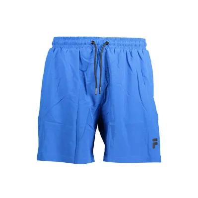 Blue Polyester Swimwear