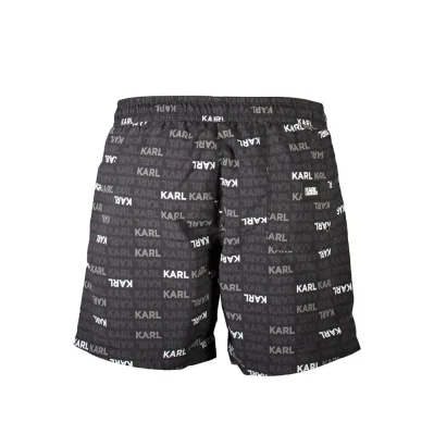 Black Polyester Swimwear