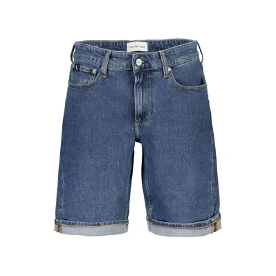 Blue Cotton Short