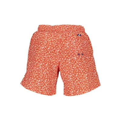 Red Polyester Swimwear