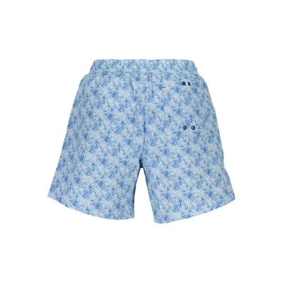 Blue Polyester Swimwear