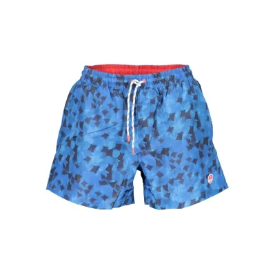 Blue Polyester Swimwear