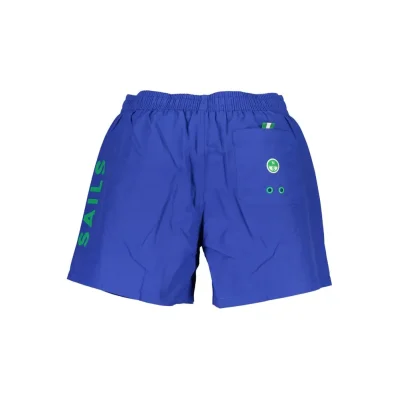 Blue Cotton Swimwear