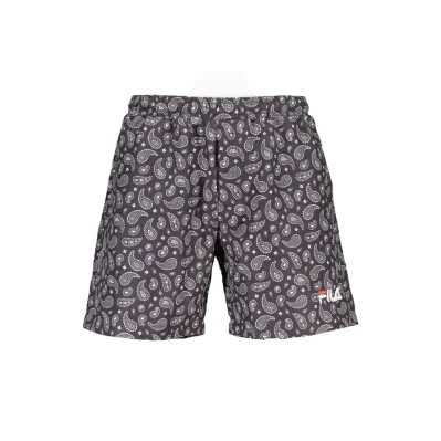 Black Polyester Swimwear