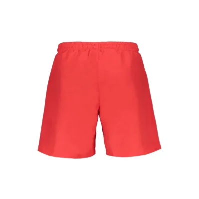 Red Polyester Swimwear