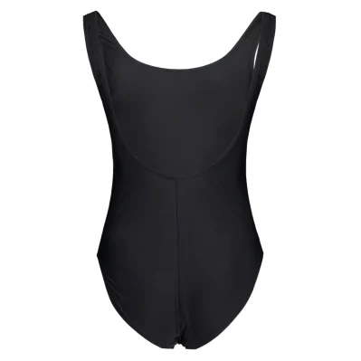 Black Elastane Swimwear