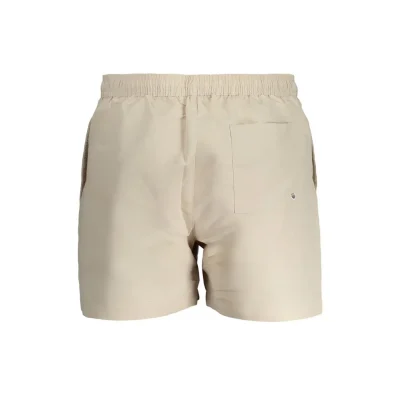 Beige Polyester Swimwear