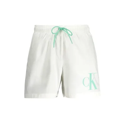 White Polyester Swimwear