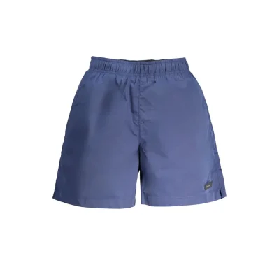 Blue Polyester Swimwear