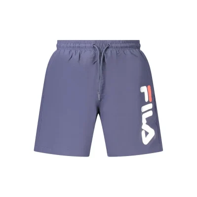Blue Polyamide Swimwear