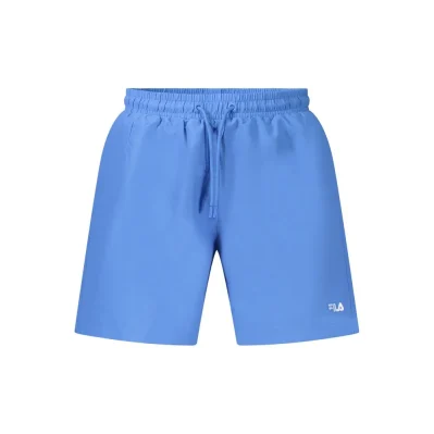 Blue Polyester Swimwear