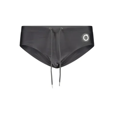 Black Elastane Swimwear